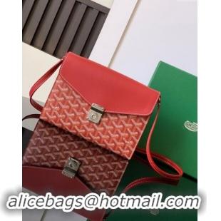 Famous Brand Goyard Chypre Wallet-Pouch Mini Bag GY8063 Red 2024