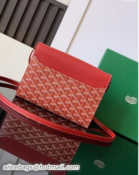 Famous Brand Goyard Chypre Wallet-Pouch Mini Bag GY8063 Red 2024