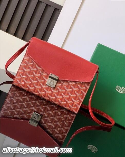 Famous Brand Goyard Chypre Wallet-Pouch Mini Bag GY8063 Red 2024