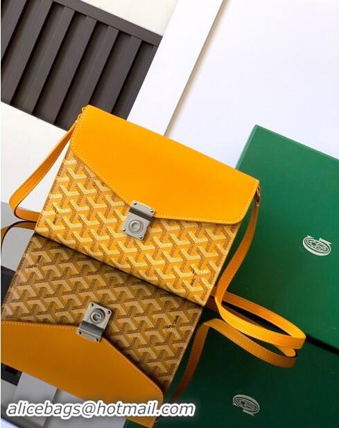 Top Grade Goyard Chypre Wallet-Pouch Mini Bag GY8063 Yellow 2024