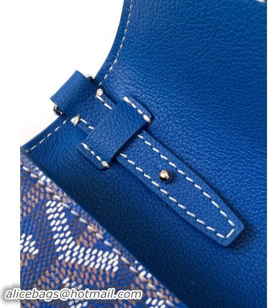 New Style Goyard Chypre Wallet-Pouch Mini Bag GY8063 Sky Blue 2024