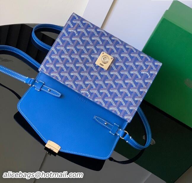 New Style Goyard Chypre Wallet-Pouch Mini Bag GY8063 Sky Blue 2024