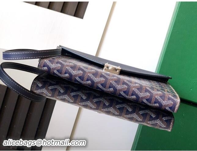 Good Taste Goyard Chypre Wallet-Pouch Mini Bag GY8063 Navy Blue 2024