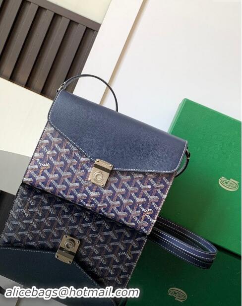 Good Taste Goyard Chypre Wallet-Pouch Mini Bag GY8063 Navy Blue 2024