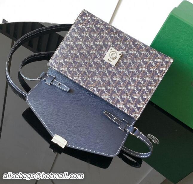 Good Taste Goyard Chypre Wallet-Pouch Mini Bag GY8063 Navy Blue 2024