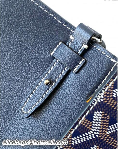 Good Taste Goyard Chypre Wallet-Pouch Mini Bag GY8063 Navy Blue 2024