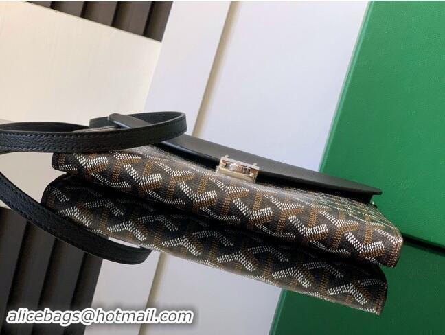 Famous Brand Goyard Chypre Wallet-Pouch Mini Bag GY8063 Black 2024