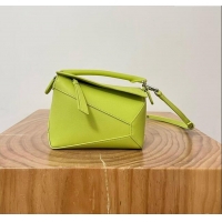 Big Discount Loewe Mini Puzzle Bag in Classic Calfskin 9310 Meadow Green 2024