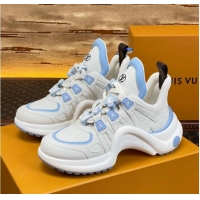 Charming Louis Vuitton LV Archlight Sneakers with Signature Beads Blue 815086