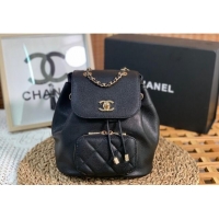 Buy Discount Chanel Grained Calfskin Mini Backpack bag AS3530 Black 2024