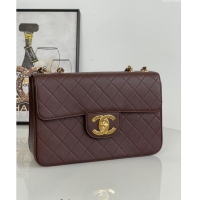 Newly Launched Chanel Vintage Lambskin Flap bag A2222 Brown 2024