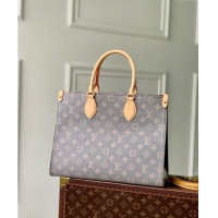 Good Product Louis Vuitton OnTheGo MM Tote Bag in Trianon Grey Canvas M12415 2024