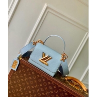 Good Quality Louis Vuitton Twist PM Bag in Epi Leather M25362 Washed Blue 2024