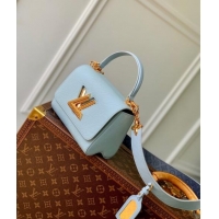 Good Quality Louis Vuitton Twist PM Bag in Epi Leather M25362 Washed Blue 2024