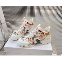 Good Looking Dior D-Connect Sneakers in Bird Printed Technical Fabric 7230086