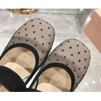 Luxury Discount Dior Baby-D Mary Janes Pumps 4.5cm in Dotted Mesh Beige 814004