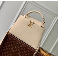 Trendy Design Louis Vuitton Capucines MM Bag in Taurillon Leather M23944 Beige 2024