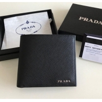 Unique Grade Prada Saffiano Leather Wallet 2MO513 Black