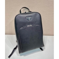 Well Crafted Prada Saffiano leather backpack 2VZ102 Black 2023