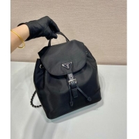 Classic Inexpensive Prada Nylon Small Backpack Bag 1BZ831 Black 2024