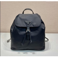 New Release Creation Prada Nylon Large Backpack Bag 1BZ830 Black 2024