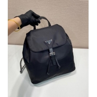 New Release Creation Prada Nylon Large Backpack Bag 1BZ830 Black 2024