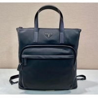 Most Popular Prada Mens Nylon Bakcpacks Bag 2VG098 Black 2024