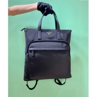 Most Popular Prada Mens Nylon Bakcpacks Bag 2VG098 Black 2024