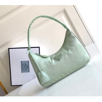 Spot Bulk Prada Re-Nylon Re-Edition 2000 Mini Bag 1NE515 Light Green 2023