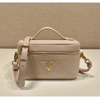 Buy Classic Prada Leather Mini Bag 1BH202 Water Lily Pink 2023