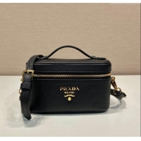 New Stylish Prada Leather Mini Bag 1BH202 Black 2023