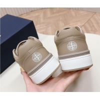 Perfect DIOR AND STONE ISLAND B57 Low-Top Sneakers in Smooth Calfskin Grey 905015