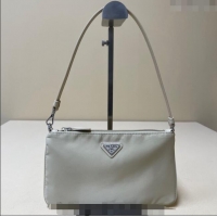 Buy Inexpensive Prada Re-Nylon mini bag 1NI545 Grey 2023