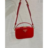 Trendy Design Prada Odette patent leather mini-bag 1BH206 Red 2024