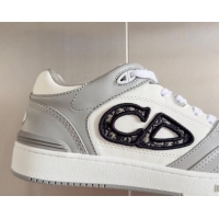 Good Product Dior B57 Low-Top Sneakers in Calfskin with Oblique Jacquard CD Light Grey 905025