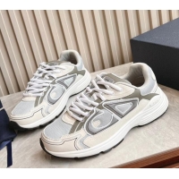 Buy Discount Dior B30 Sneakers in CD Mesh and Technical Fabric White/Grey 905029