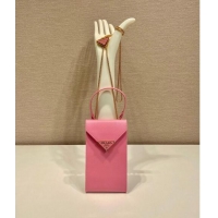 Reasonable Price Prada Saffiano leather mini-bag 1BP050 Pink 2023