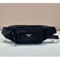 Low Cost Prada Nylon Belt Bag 2VL978 Black