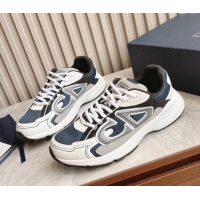 Top Grade Dior B30 Sneakers in CD Mesh and Technical Fabric Dark Blue 905035