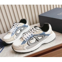 Unique Style Dior B30 Sneakers in CD Mesh and Technical Fabric Grey/Blue/Beige 905038