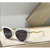 Shop Grade Bvlgari Serpenti Sunglass BV40001 White 2024