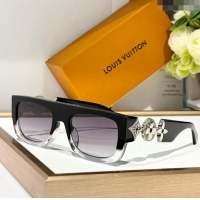 Best Grade Louis Vuitton Sunglasses Z2196 Black/Clear 2024