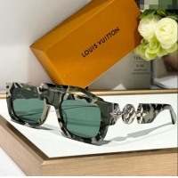 Buy Discount Louis Vuitton Sunglasses Z2196 Green 2024