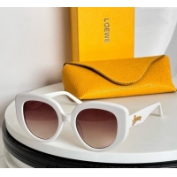 Shop Grade Loewe Sunglasses LW40110 White 2024