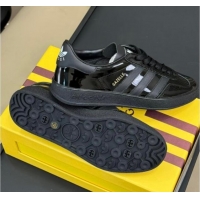 Purchase Gucci x Adidas Gazelle Patent Leather Sneakers Black 080110