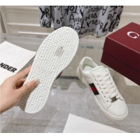 Most Popular Gucci Ace Sneakers with Web in GG Leather White 814101