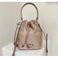 Market Sells Prada Re-Edition 1978 Re-Nylon Bucket mini-bag 1BE067 Dusty Nude 2024