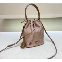 Market Sells Prada Re-Edition 1978 Re-Nylon Bucket mini-bag 1BE067 Dusty Nude 2024