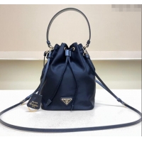 Top Quality Prada Re-Edition 1978 Re-Nylon Bucket mini-bag 1BE067 Navy Blue 2024