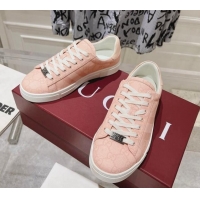 Purchase Gucci Ace Sneakers with Web in GG Canvas Dusty Pink 814103